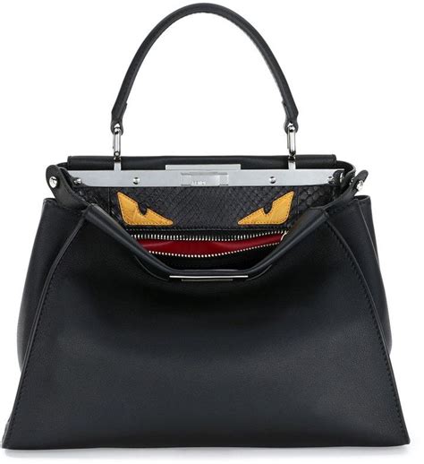 fendi peekaboo medium monster|fendi peekaboo regular size.